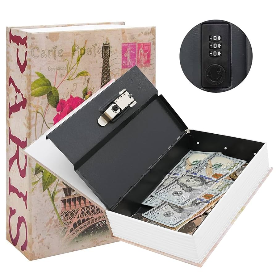 アンティーク・コインで資産を防衛せよ = Protect Your Asset… KYODOLED Diversion Book Safe with Combination Lock,Money